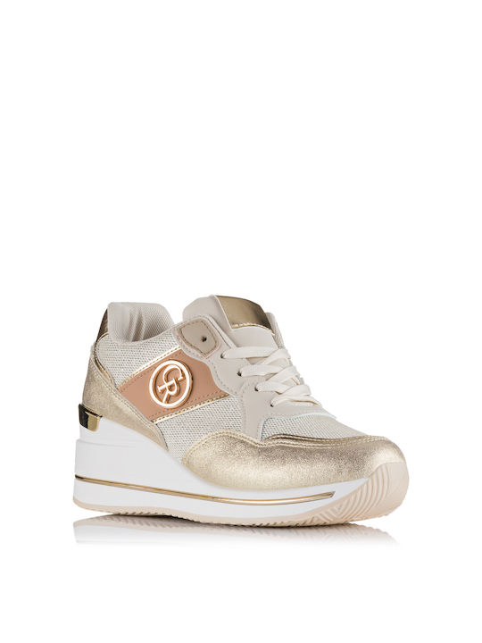 Plato Damen Sneakers Gold