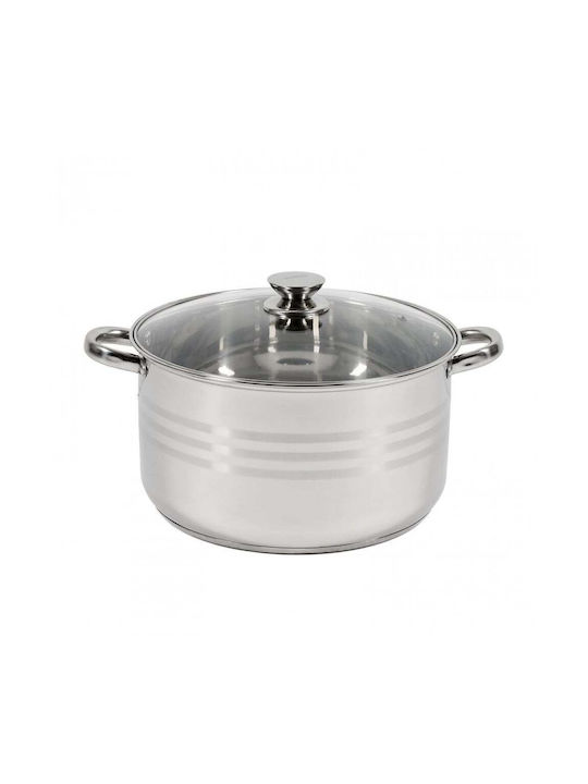 Heinner Deep Stainless Steel Pot 12lt / 30cm