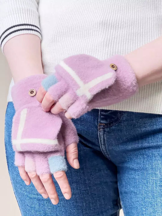 Kinderhandschuhe Fingerlos Rosa