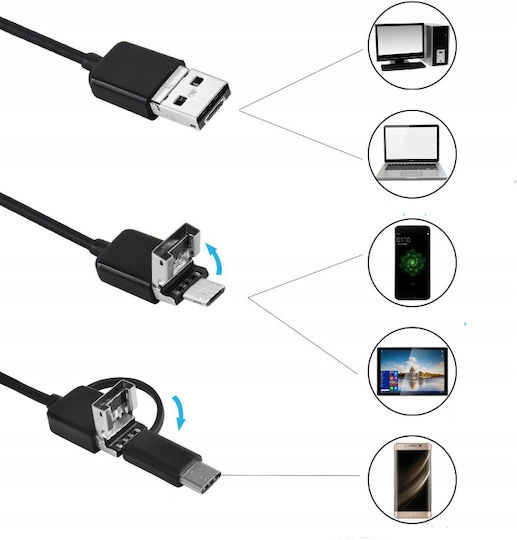 Endoskopkamera mit Kabel 2m