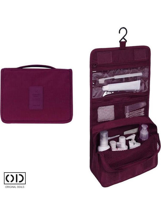 Geantă cosmetică pentru depozitarea și transportul produselor de îngrijire personală și a machiajului, cremelor, rujurilor, 42 X 24 X 9 Cm, Grena, Oferte originale