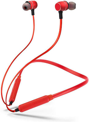 BTH-S8 In-ear Handsfree Headphones with Connector 3.5mm Red