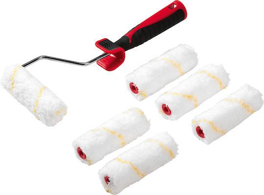 Lux Tools Ρολό Βαφής Στρογγυλό 7τμχ