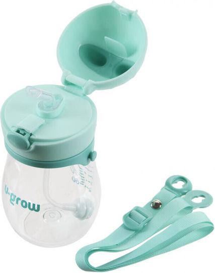 U-Grow Παιδικό Ποτηράκι από Πλαστικό Πράσινο 330ml
