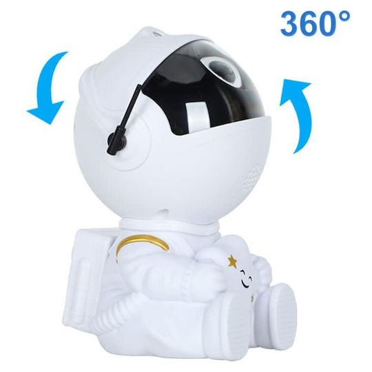 Led Kids Decorative Lamp with Color Changes White 12.5x8.5x7.6εκ.