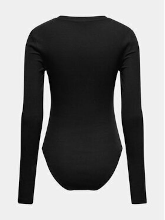 Only Frauen Bodysuit Black