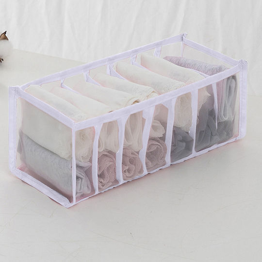 Plastic Casetă pentru Lenjerie intimă în Culoare Alb 12cm 1buc