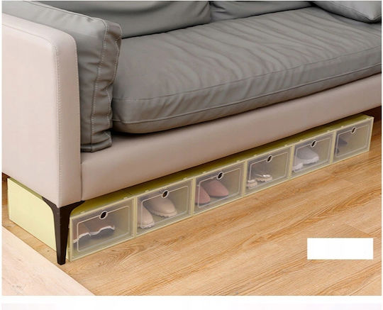 Cutie Din Plastic Pentru Depozitarea Pantofilor Albastră 23.5x33x13cm