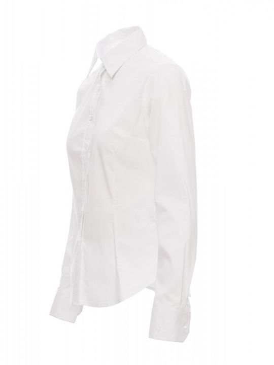 Stenso Long-sleeve Shirt Work White