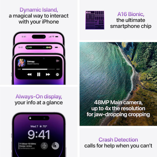 Apple iPhone 14 Pro Max (6GB/512GB) Deep Purple