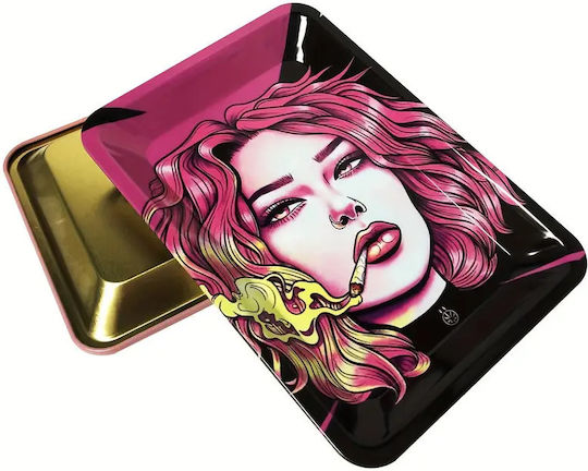 Panora Rolling Tray 140mm 14cm Ροζ