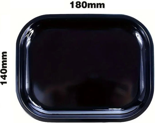 Panora Rolling Tray 140mm 14cm Μαύρο