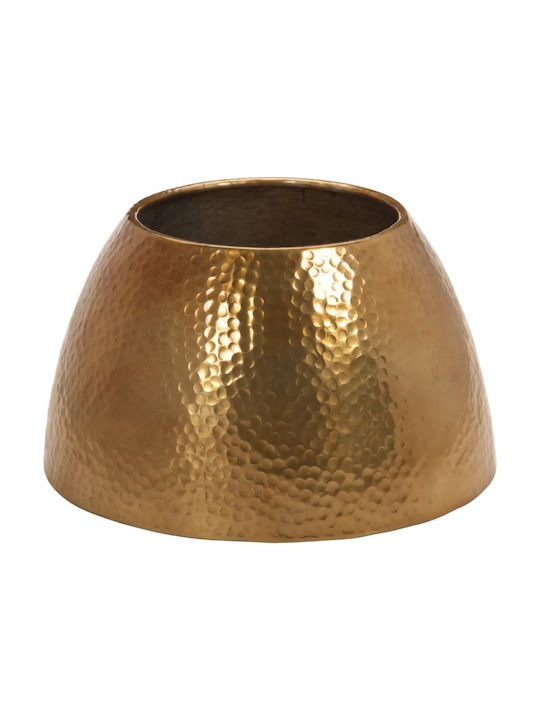 Round Aluminum Bronze Side Table 50x50x30 cm