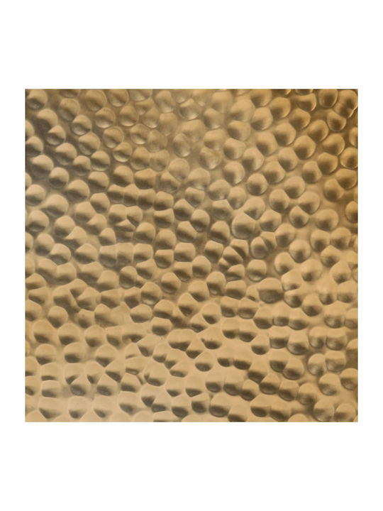 Round Aluminum Bronze Side Table 50x50x30 cm