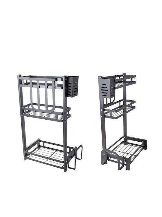 Suport De Masă Metalic 40x35x22.5cm Negru
