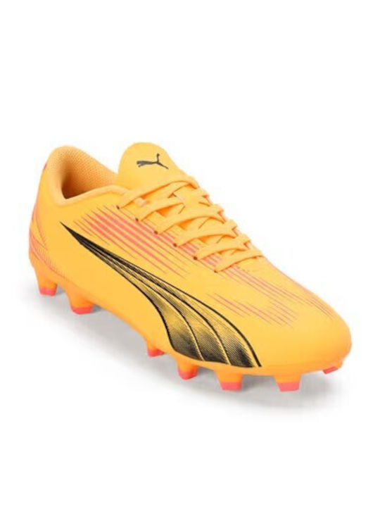 Puma Παιδικά Ποδοσφαιρικά Παπούτσια με Τάπες Πορτοκαλί