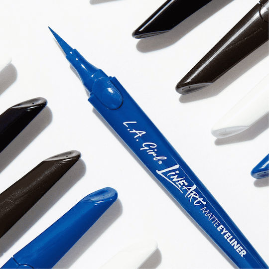 L.a. Eye Eyeliner Girl Line Art Matte Eyeliner Pen, 0.4ml - 715 Pure White