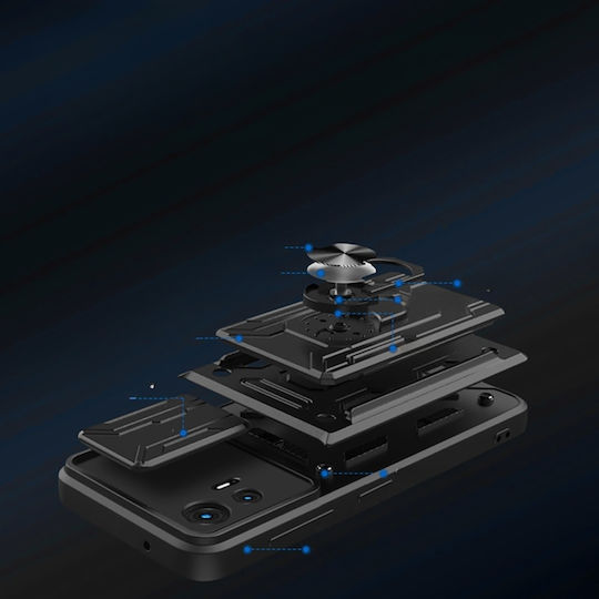 Back Cover Metalic Negru (Motorola Edge 30 Neo 5G)