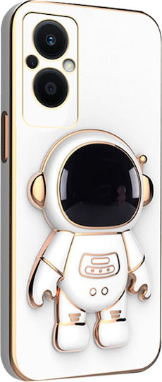Back Cover Σιλικόνης Λευκό (Oppo Reno7 Lite)