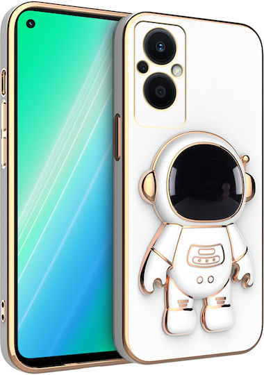 Back Cover Σιλικόνης Λευκό (Oppo Reno7 Lite)
