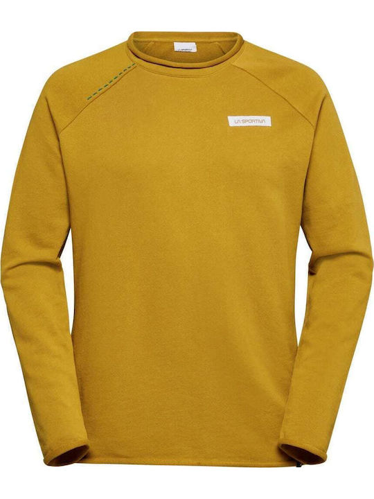 Tufa Langarm-Pullover Gelb