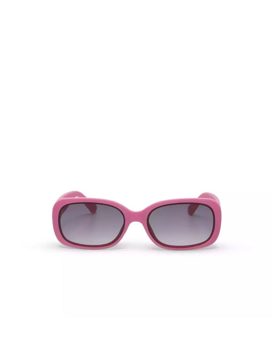 Okkia Women's Sunglasses with Pink Plastic Frame and Pink Lens OK028SP