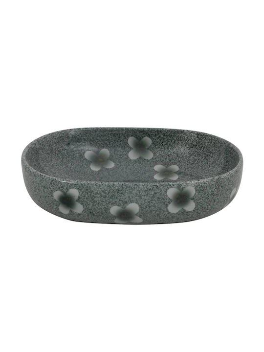 vidaXL Aufgesetztes Waschbecken Keramik 59x40x14cm Blue