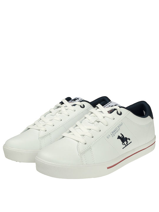 U.S.Grand Polo Club Ανδρικά Sneakers Λευκά