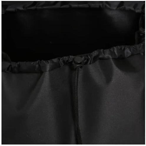 Stoff Einkaufswagen Schwarz 35x92x92cm