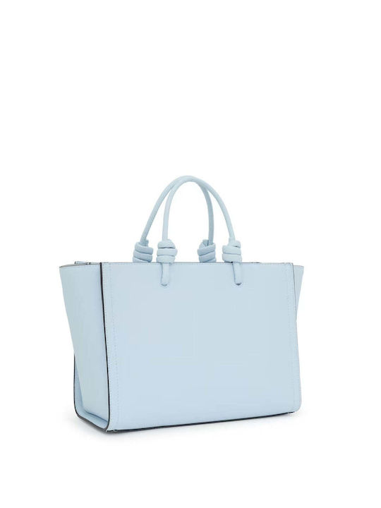 Tous Damen Tasche Shopper Schulter Hellblau