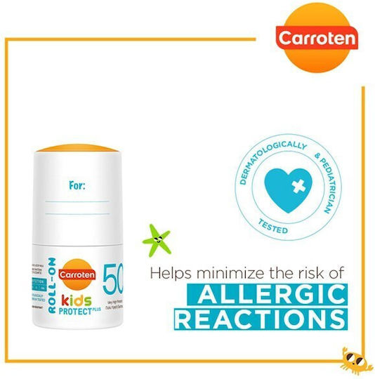 Carroten Kids Protect Plus Водоустойчив Детско Слънцезащитно Стик SPF50 50мл