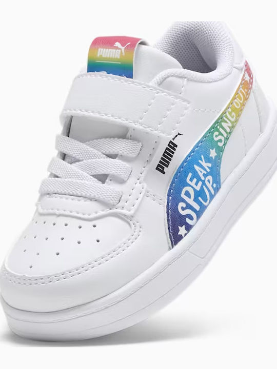 Caven 2.0 Kids Sneakers With Hoop & Loop Closure White