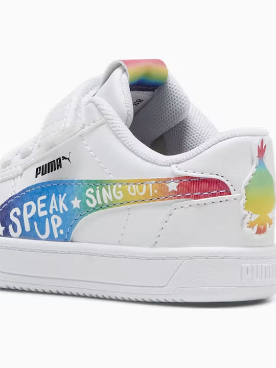 Caven 2.0 Kids Sneakers With Hoop & Loop Closure White