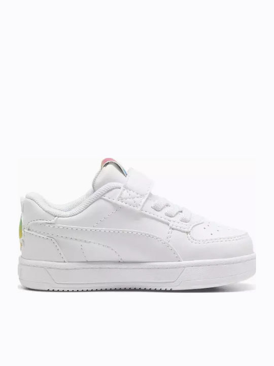 Caven 2.0 Kids Sneakers With Hoop & Loop Closure White