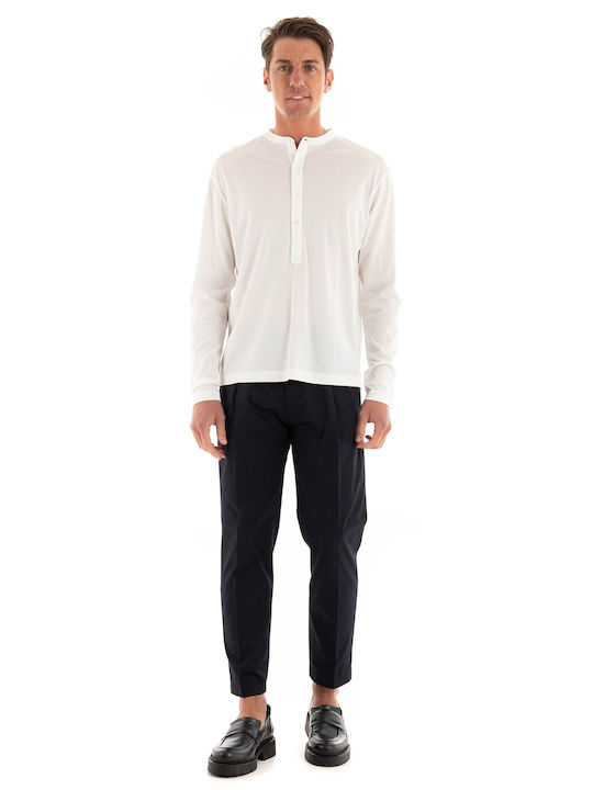 Drykorn Men's Long Sleeve Blouse with Buttons White