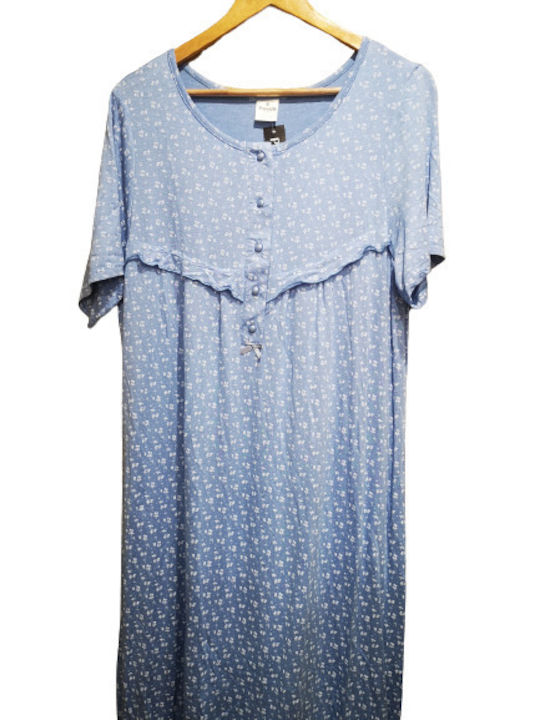 Lingerie Boutique Summer Women's Nightdress blue