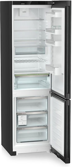 Liebherr Kühl-Gefrierkombination 371Es NoFrost H201.5xB59.7xT67.5cm. Schwarz CNbdc 573i Plus