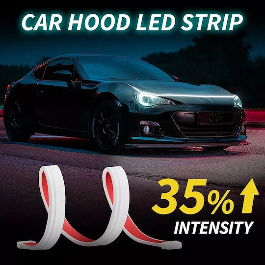 Flexible Tagfahrlichter Unter Der Motorhaube 150cm DRL LED 12V + Wow - 1 Stk