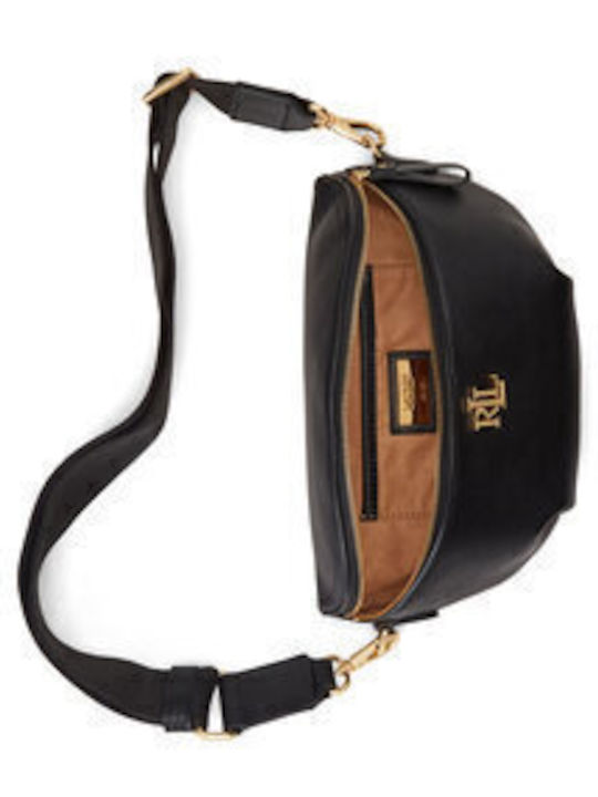 Women's Leather Bum Bag Black