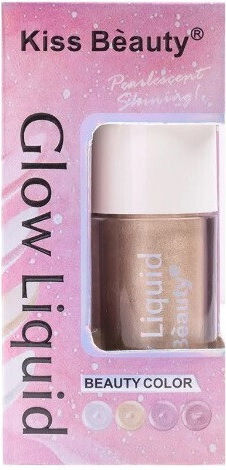 Iluminator Lichid, Kiss Beauty, Liquid Glow Highlight, 02, 4 Ml