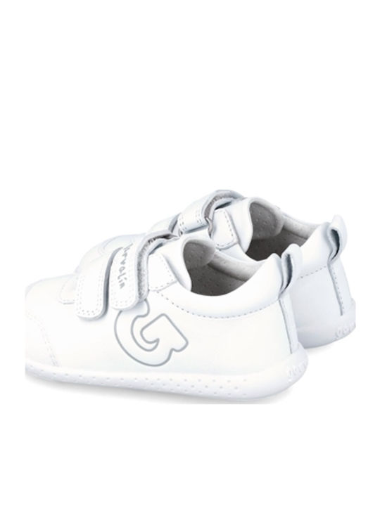 Garvalin Βρεφικά Sneakers Αγκαλιάς Λευκά