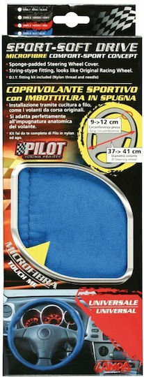 Sport Soft Drive Steering Wheel Cover - U - Ø 37/41cm - Blue