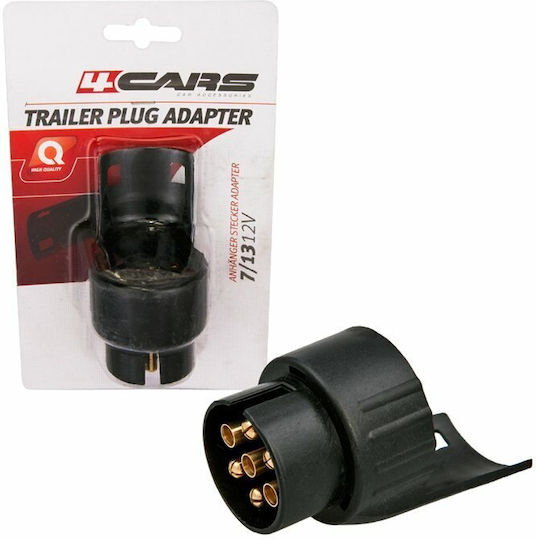 4cars Adapter Steckdose Anhänger mit 7-13 Pin