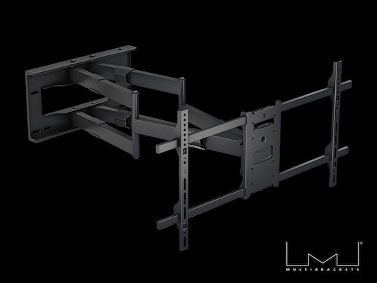 Multibrackets M Universal Long Reach Arm 910mm HD Dual Βάση Τηλεόρασης Τοίχου με Βραχίονα έως 80" και 60kg Μαύρο