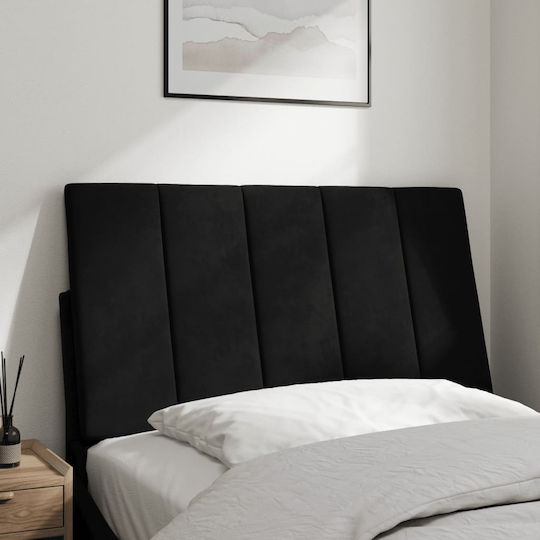 vidaXL Stoff-Kopfstütze Für Bett Schwarz 90x45cm