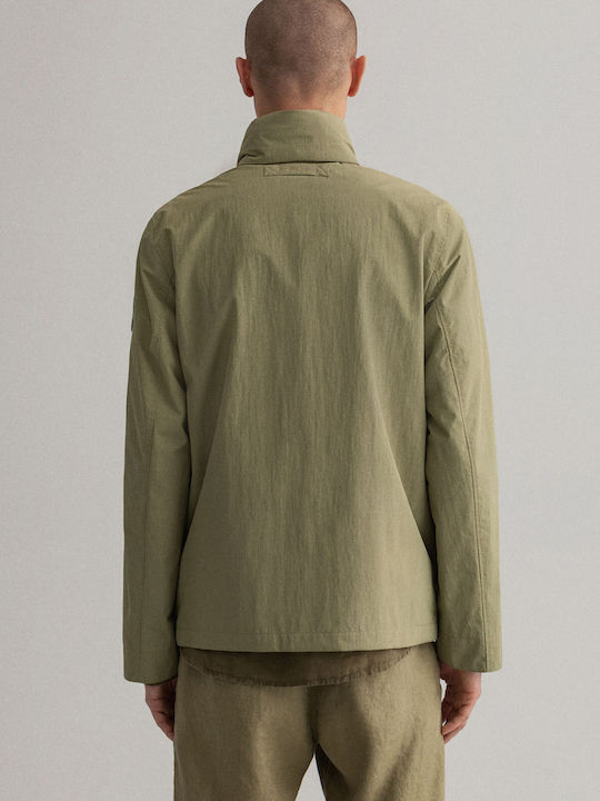 Gant Ανδρικό Μπουφάν Με Flap Τσέπες "light Windshielder" - 7006128 Λαδί Gant Ανδρικό Μπουφάν Με Flap Τσέπες "light Windshielder" - 7006128 Λαδί