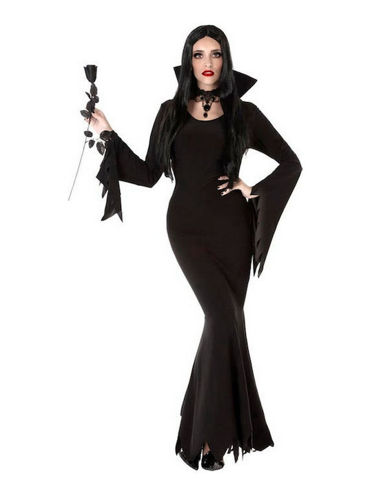 Halloween Costume For Adults Black Sexy Ghost Vampire Woman (1 Pieces) (x1)