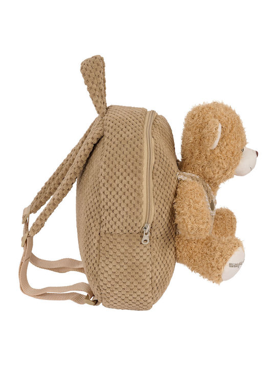 Safta Baby Bag Teddy Bear Brown 23 X 27 X 7,5 Cm