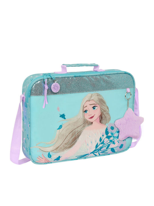Geantă școlară Frozen Hello Spring Albastru deschis 38 X 28 X 6 Cm