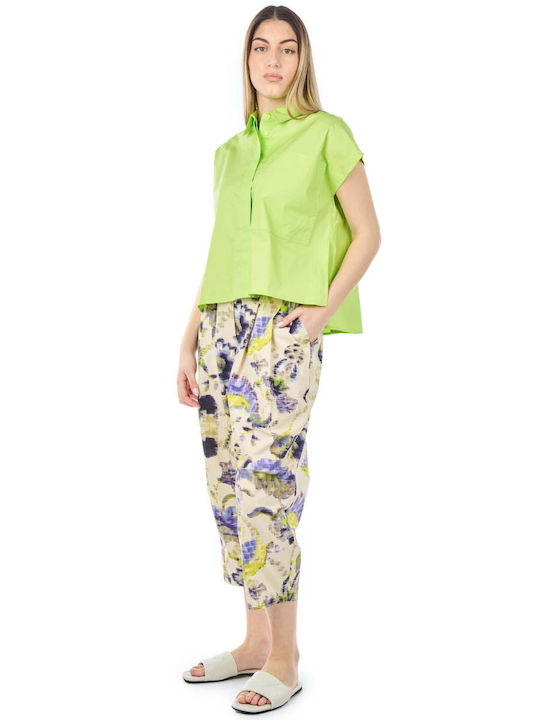 Women's Short Sleeve Shirt Green